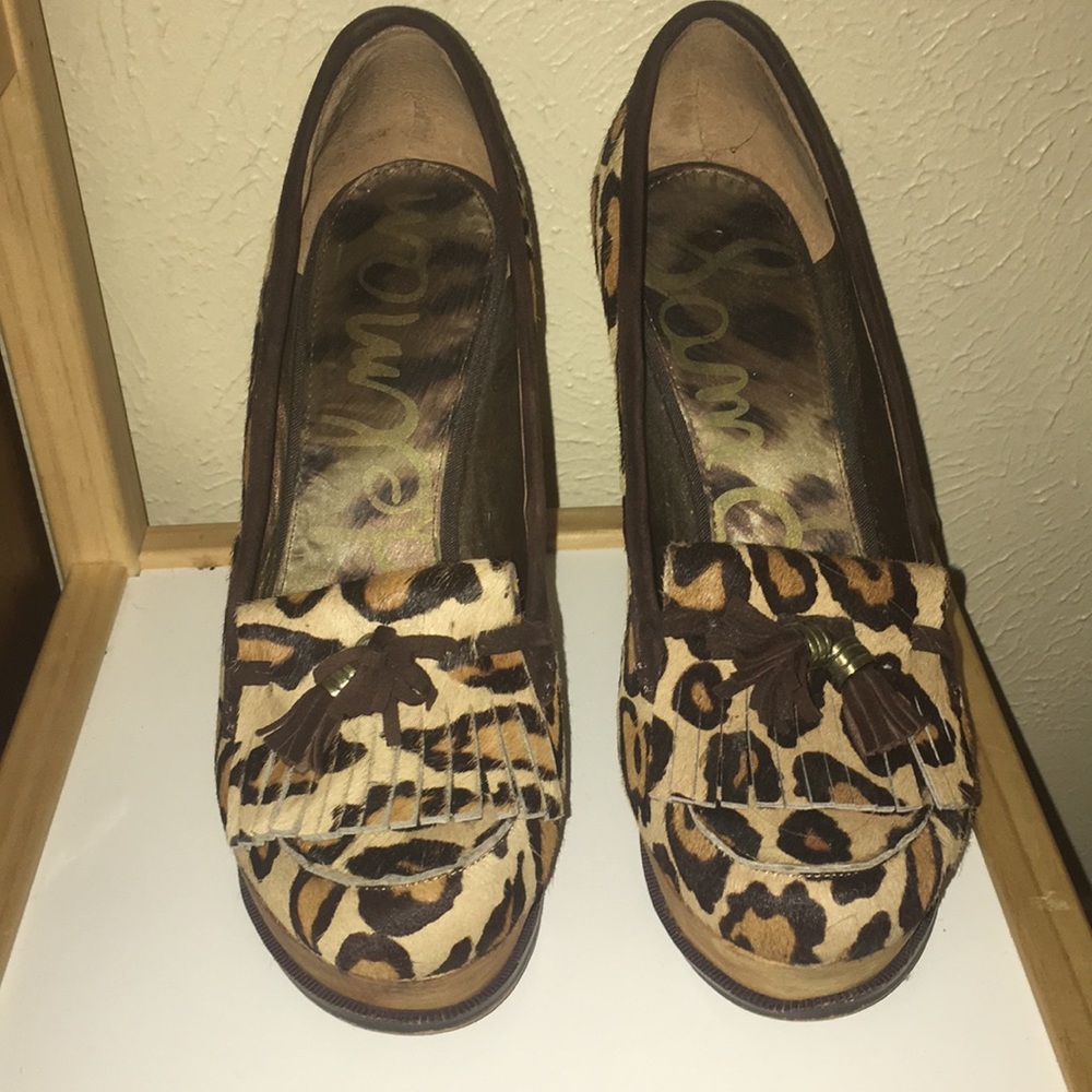 Leopard Wedges - Picture 2 of 2